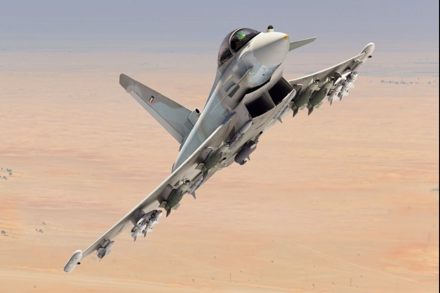 Kuwait Receives Two Eurofighter Typhoons