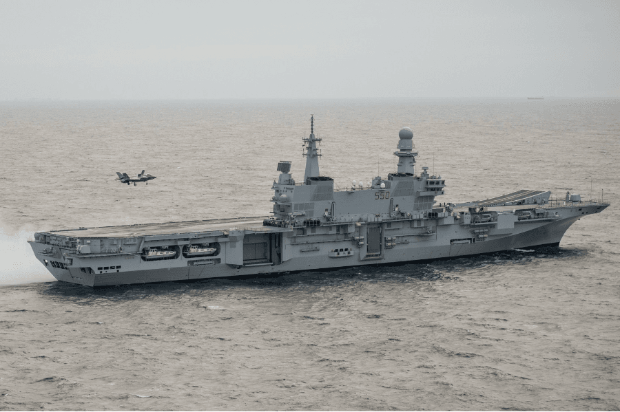 Italy got F-35B Landed on ITS Cavour