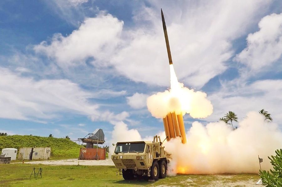THAAD intercepts a ballistic missile against Houthi Strike