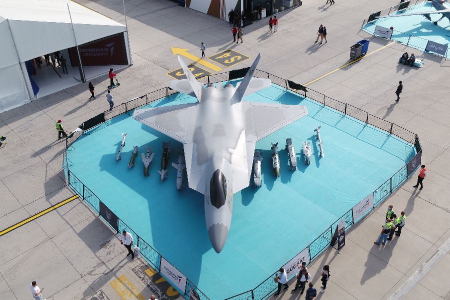 TUSAŞ Exhibits TF-X in Asia for the first time