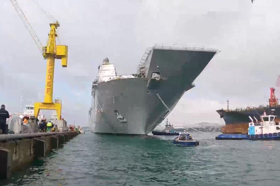TCG Anadolu is Set for Sea Trials