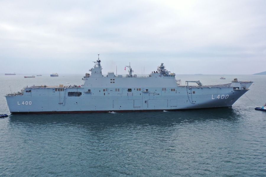 TCG Anadolu begins Sea Acceptance Trials Today