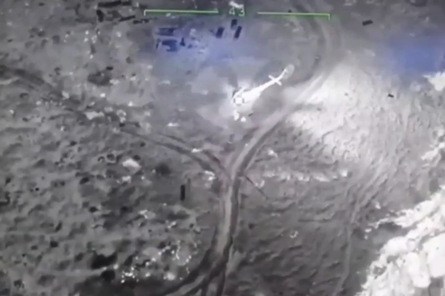 TB2 Destroyed a Helicopter