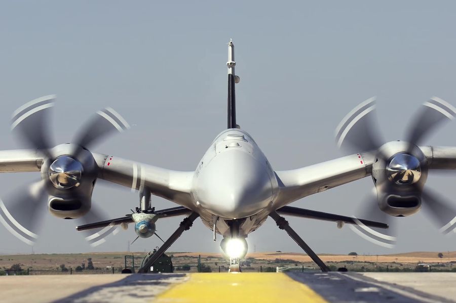 Akıncı UCAV Completed the First Release Test of KGK-SİHA-82