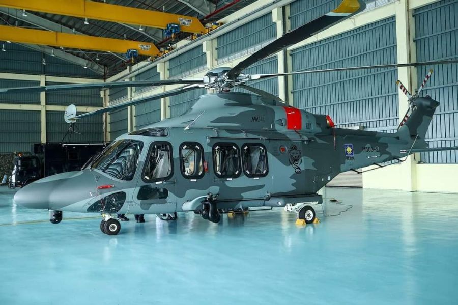 Malaysian Navy Gets Two Italian AW139 Maritime Helicopters