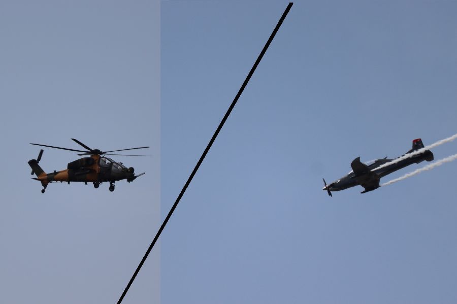 Two TUSAŞ Products Displayed Airshow in a Row