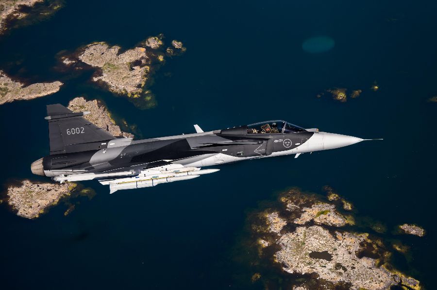Saab Completes Test Fire of The Gripen E Meteor Missile