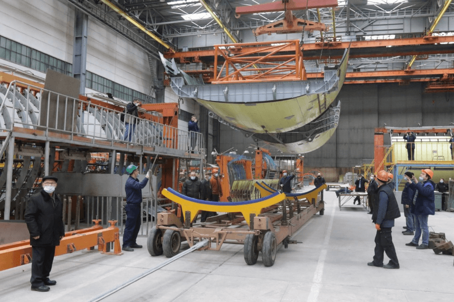 Antonov's first "Russian- free" serial production An-178