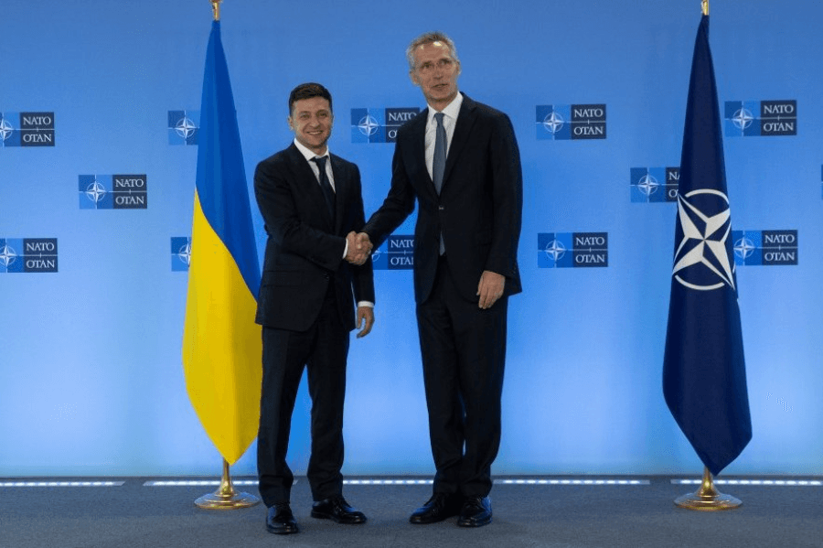 Zelenski tags NATO to stop Russia