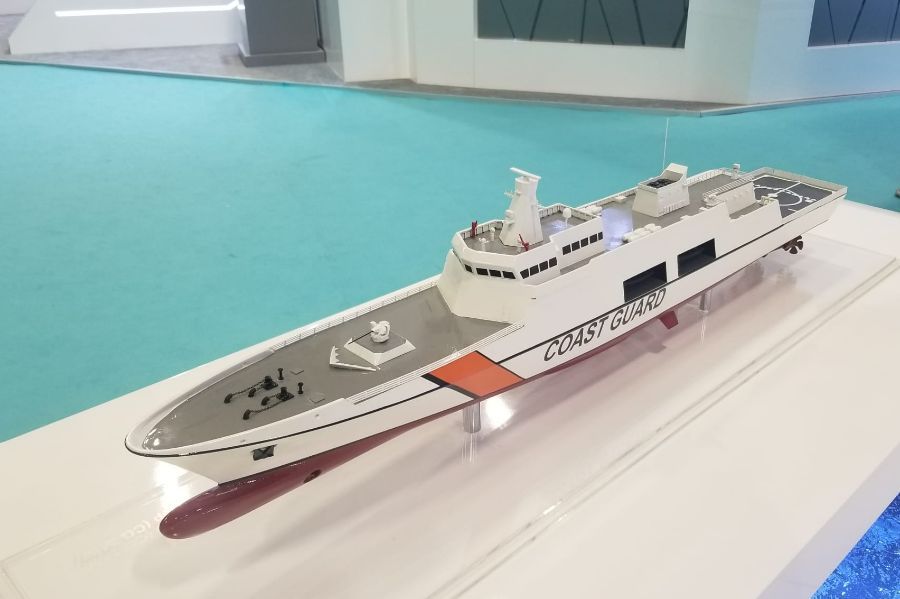 STM Showcasing Coast Guard Ship