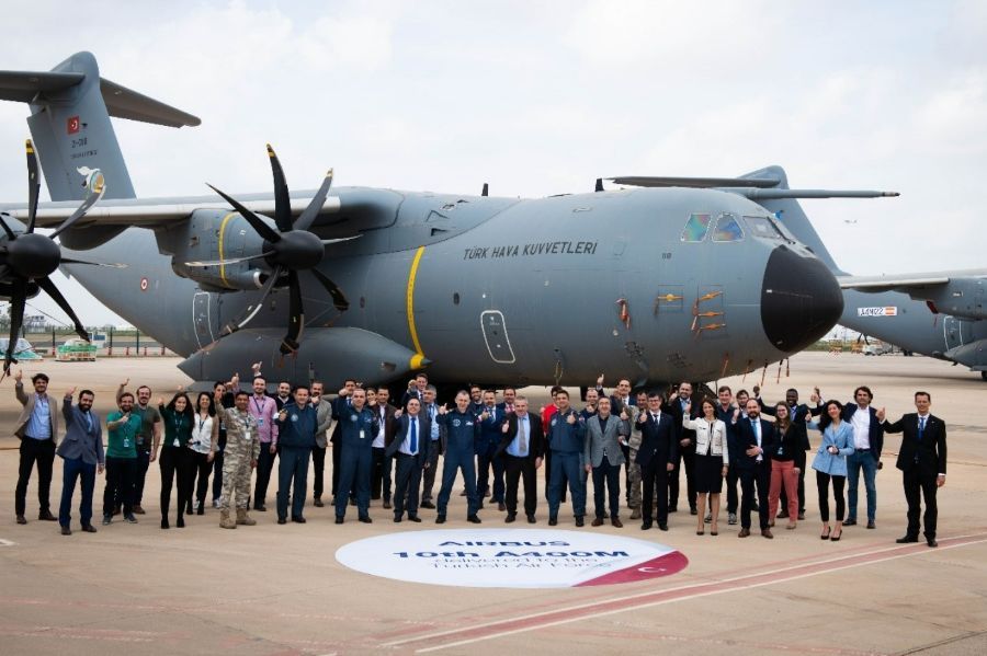 Third Locally Retrofitted A400M for Turkiye
