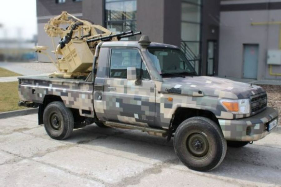 Twin 14.5 mm machine guns to disable Shahed-136
