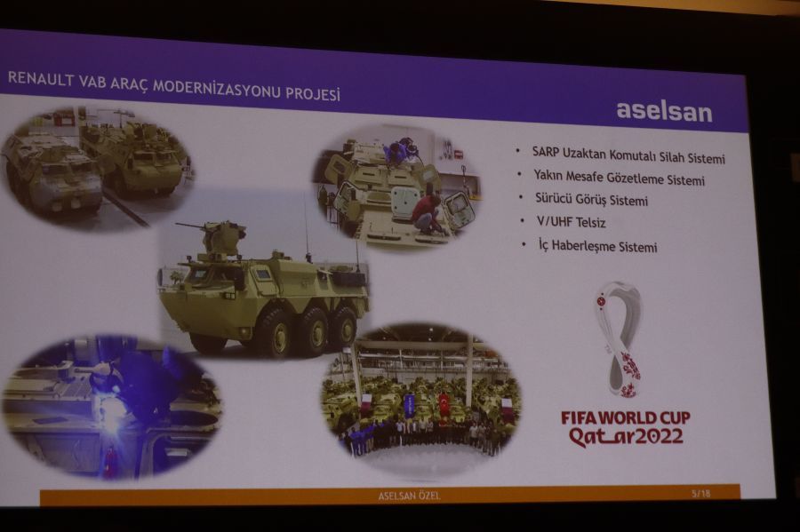 ASELSAN Upgraded 50 Qatar VABs for FIFA
