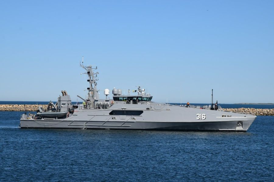 RAN Receives the third Evolved Cape Class Patrol Boat