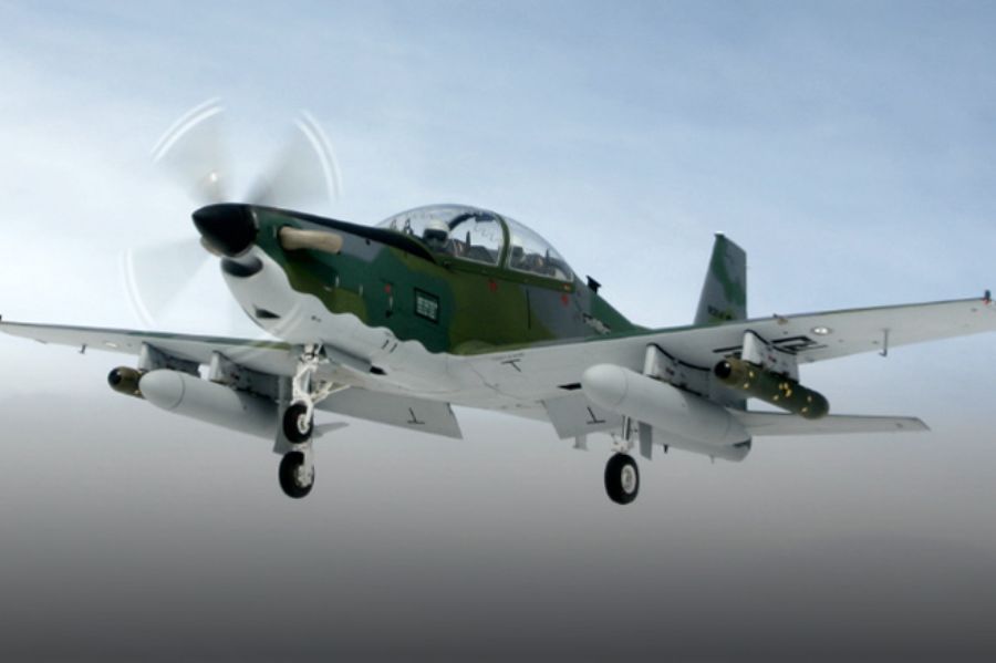The Korean KA-1 Aircraft Crashed and Both Pilots Ejected