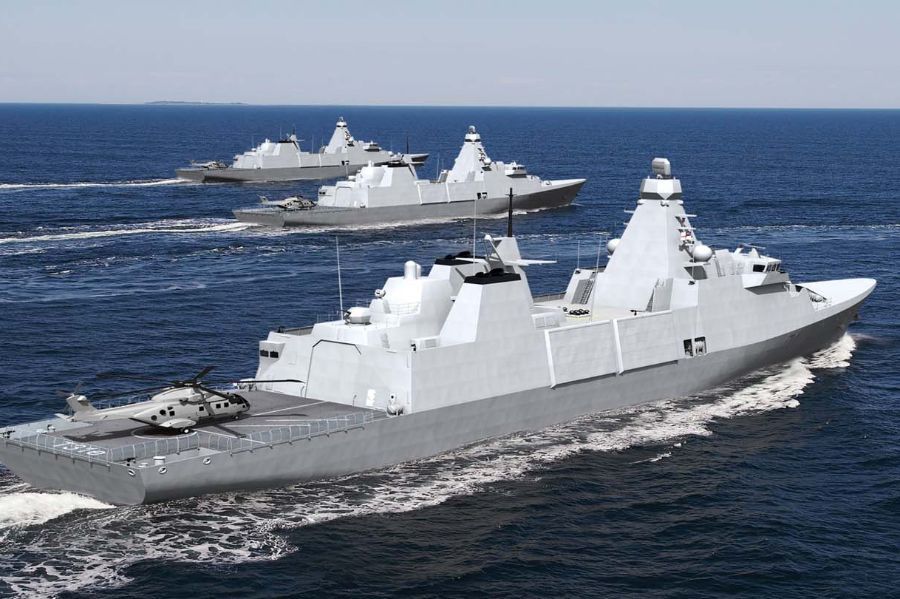 Steel Cutting Ceremony for Type 31 Frigate