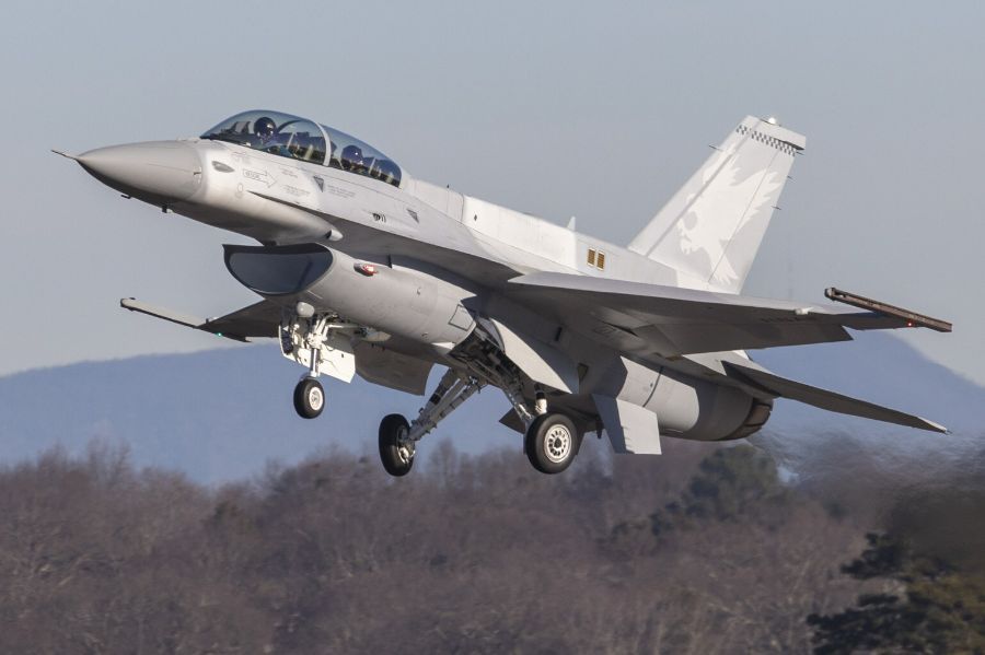 The First Brand-New F-16 Block 70 Takes Skies