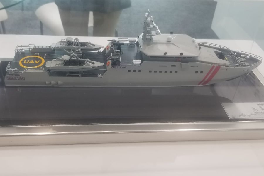 Ares Shipyard Presents its OPV solution at NAVDEX