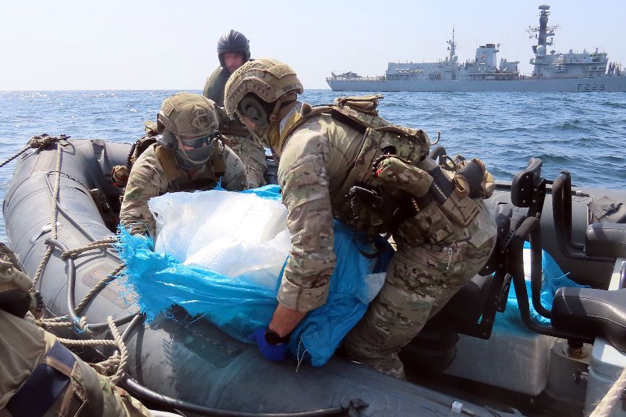 HMS Lancaster Seizes Smuggled Iranian Anti-tank Missiles