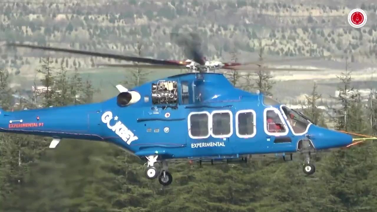 Gökbey Flew with Turkish Engine TS1400