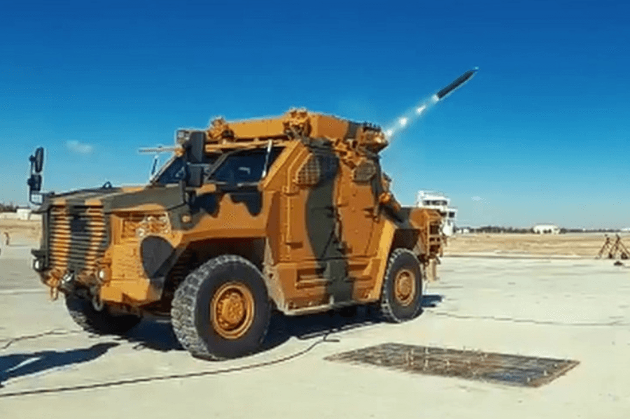 BMC's Vuran with 107 mm MBRL