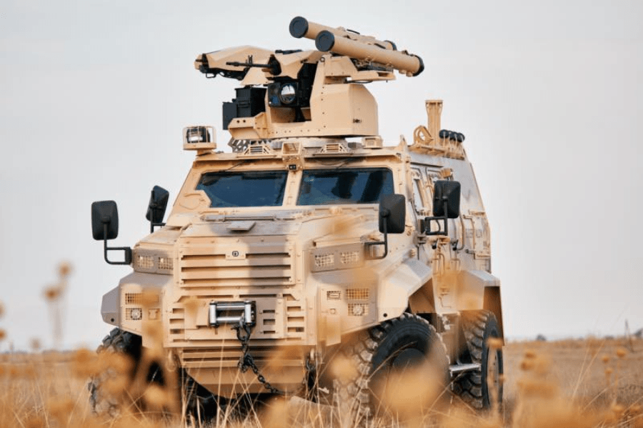 Serdar weapon station is installed on Moroccan Ejder
