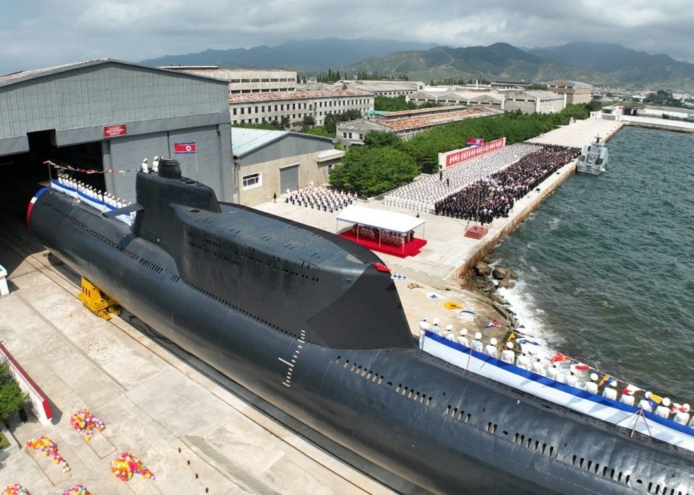 North Korea Launches New Tactical Nuclear Attack Submarine