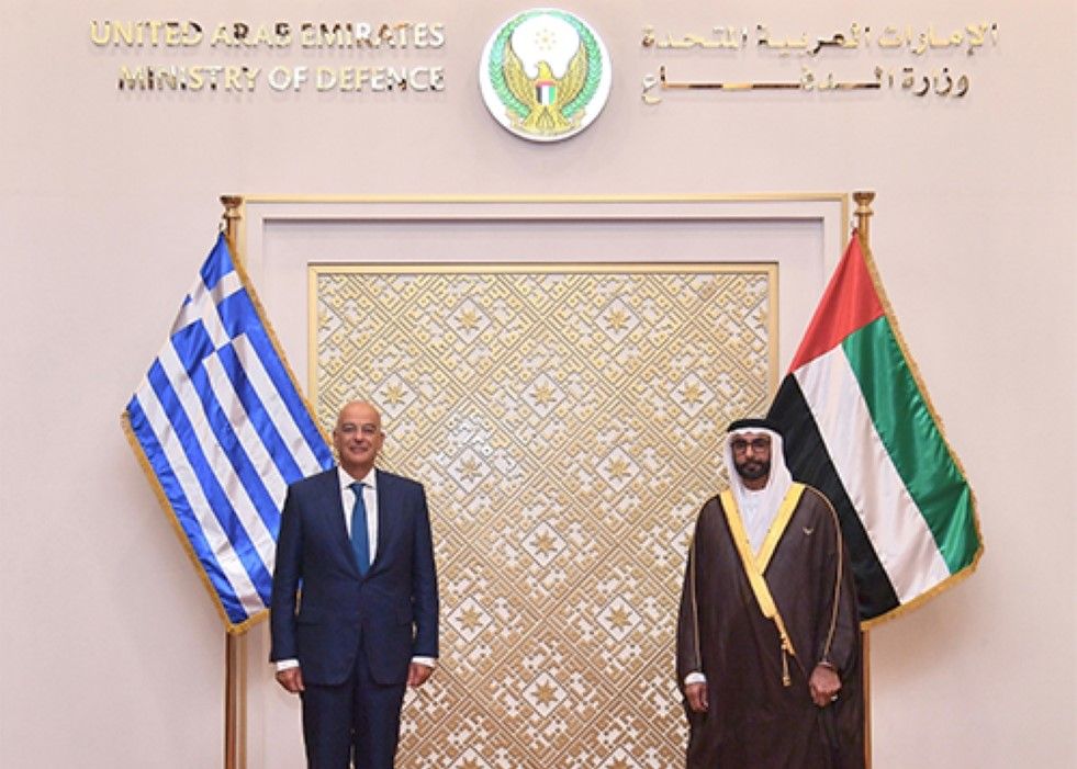 Greek Defence Minister visits UAE Minister of Defence Affairs