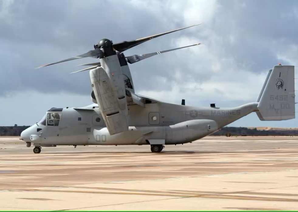 Japan Grounds Ospreys due to the Fire at Engine