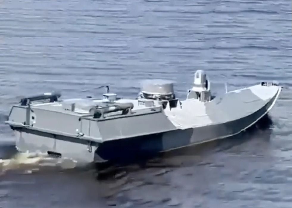 Ukraine Uses Armed Sea Baby USV Against Russian Navy