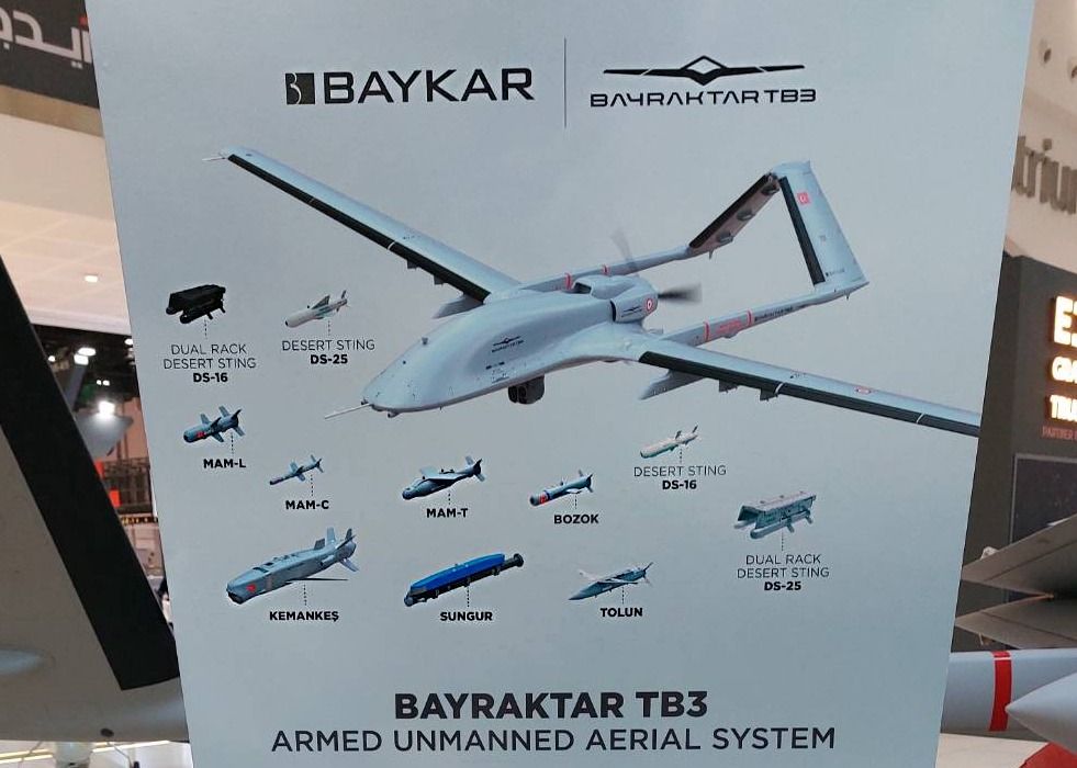 TB3 at UMEX: Air-to-Ground and Air-to-Air Defence UCAV