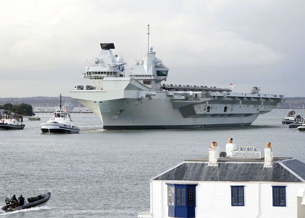HMS Queen Elizabeth sidelined from largest NATO exercises