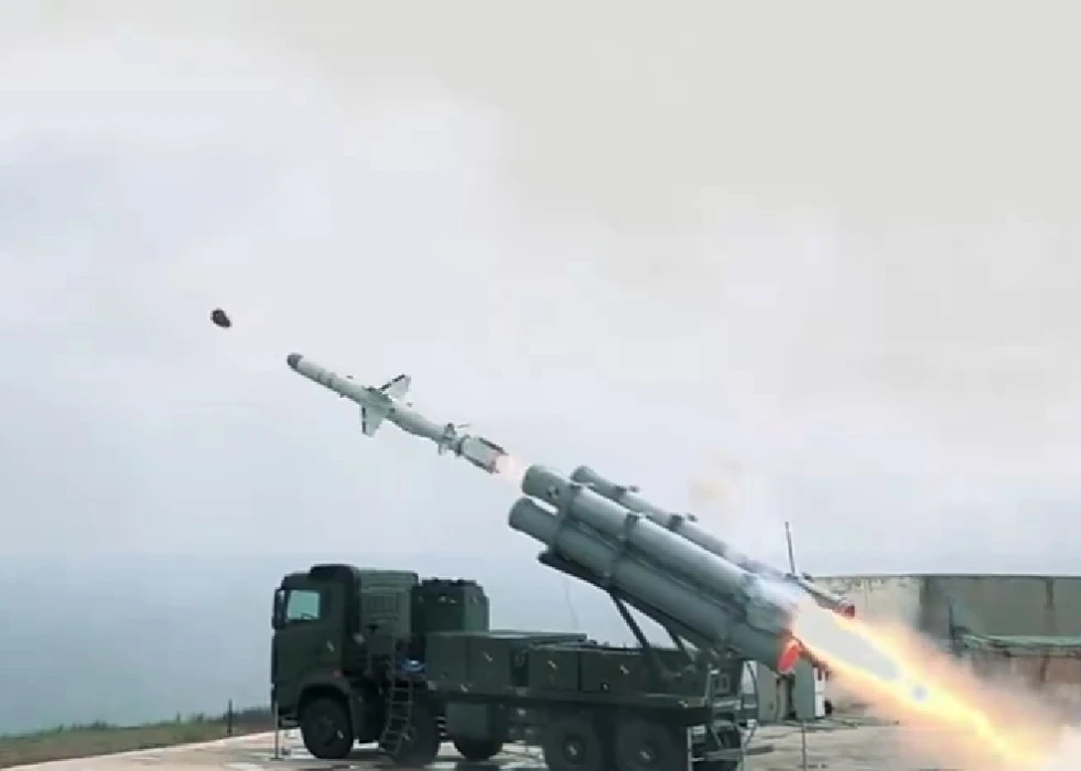 ATMACA AShM With Kale’s Engine Fired from BARBAROS
