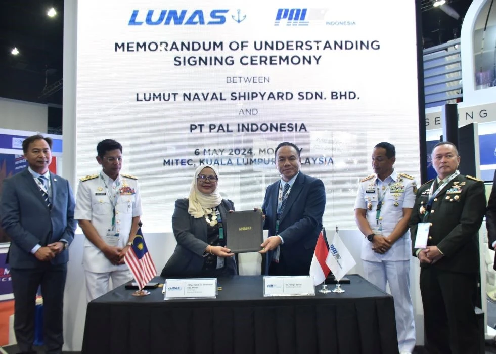 LUNAS Shipyard Malaysia Signs MOU with PT PAL Indonesia