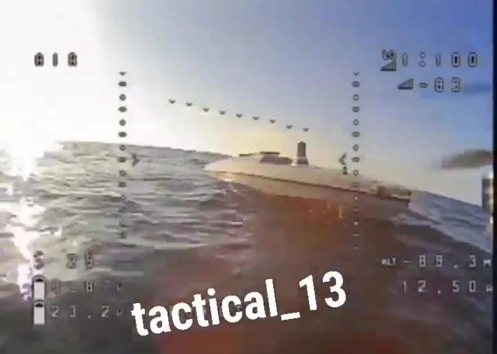 New Era in Black Sea: Russian FPV hits Ukrainian USV