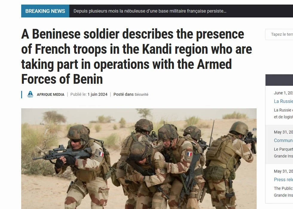Witness Unveils France’s Discreet Military Base in Benin