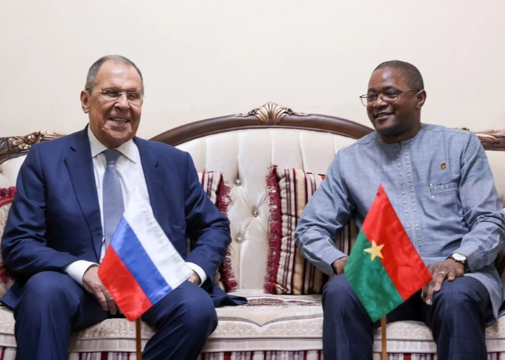 Russia’s Foreign Minister Sergey Lavrov Visits Burkina Faso