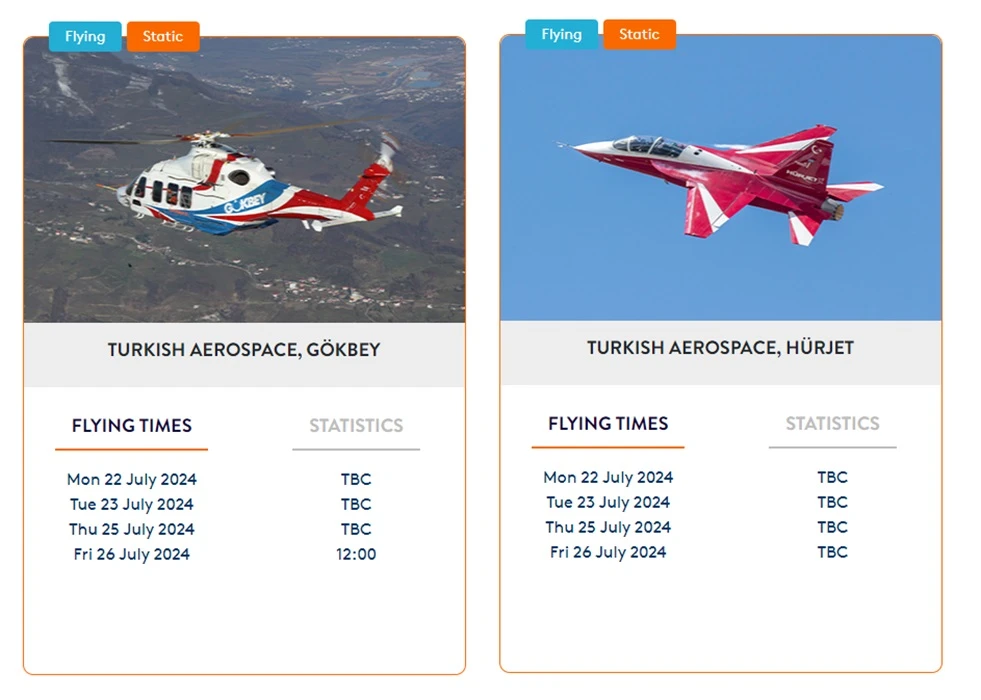 TUSAŞ Joins Farnborough with Hürjet and Gökbey