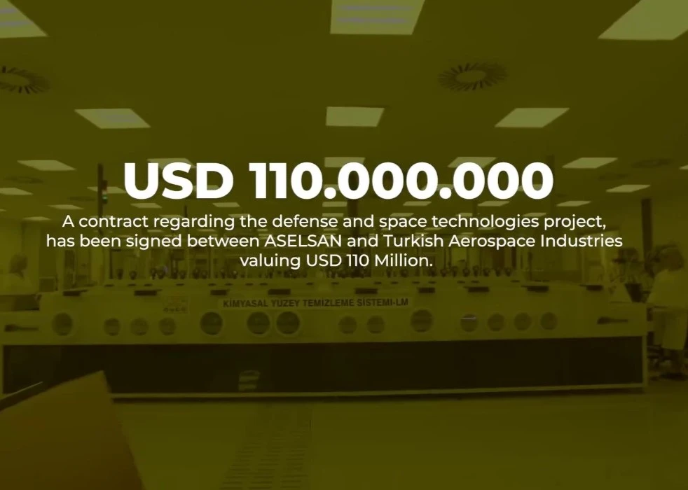 ASELSAN and TUSAŞ Sign USD 110 Million Worth Contract
