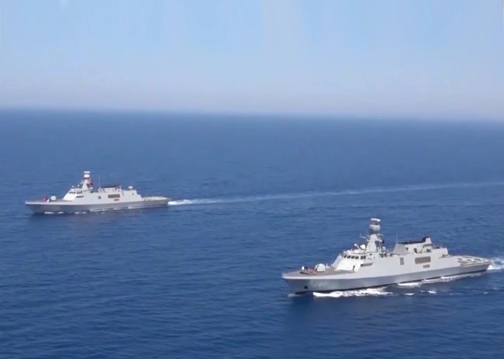 Turkish and Pakistani MİLGEM Corvettes Conduct Exercises