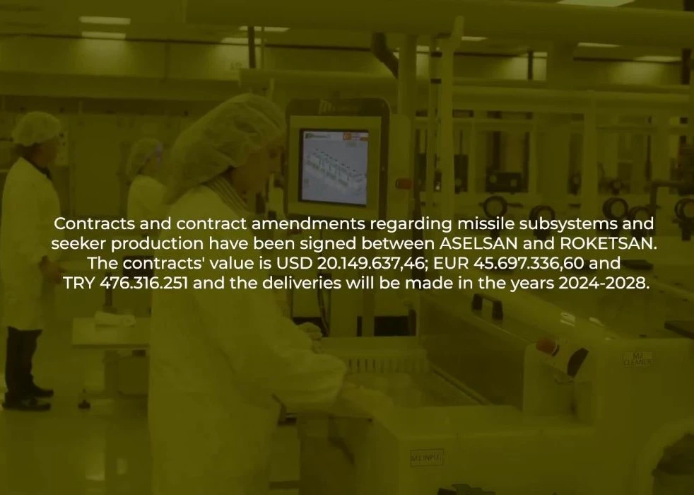 ASELSAN to Produce Missile Seekers for Roketsan