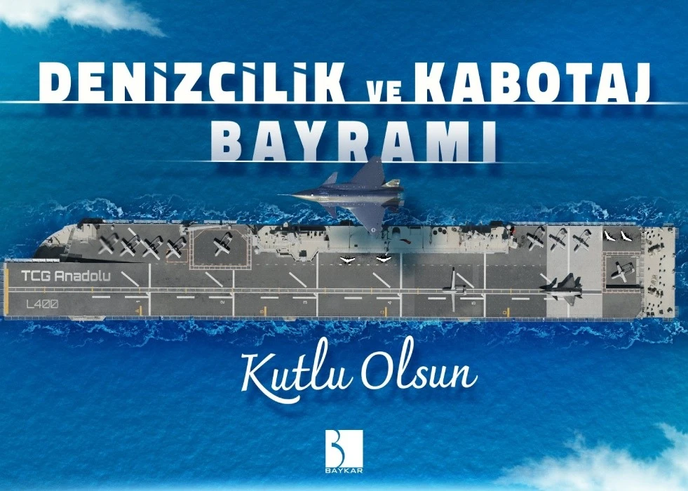 Baykar Teases KALKAN UAV on TCG ANADOLU