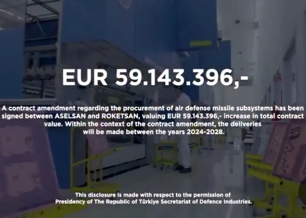 Contract Amendment between ASELSAN and Roketsan