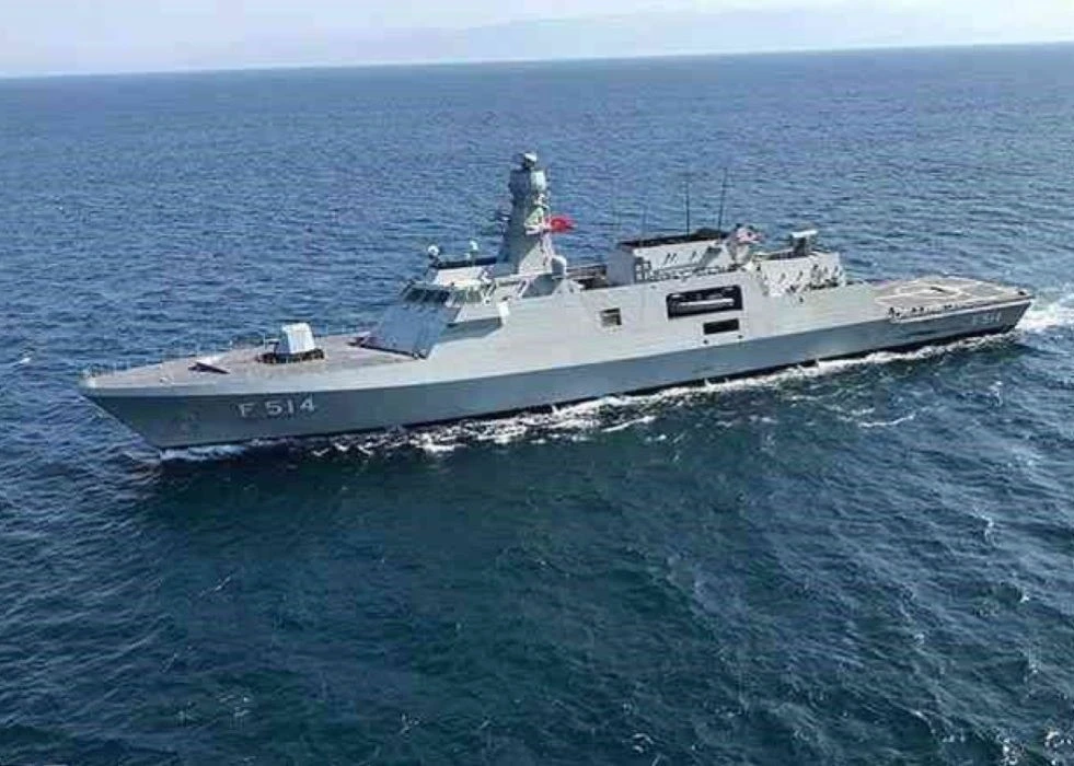 Turkish Corvette TCG Kınalıada Bypass Indian Port