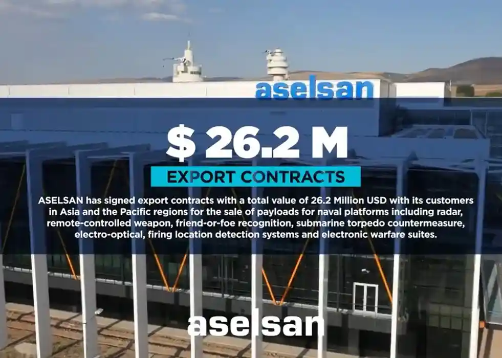 ASELSAN Signs $26.2 Million Worth of Export Contracts