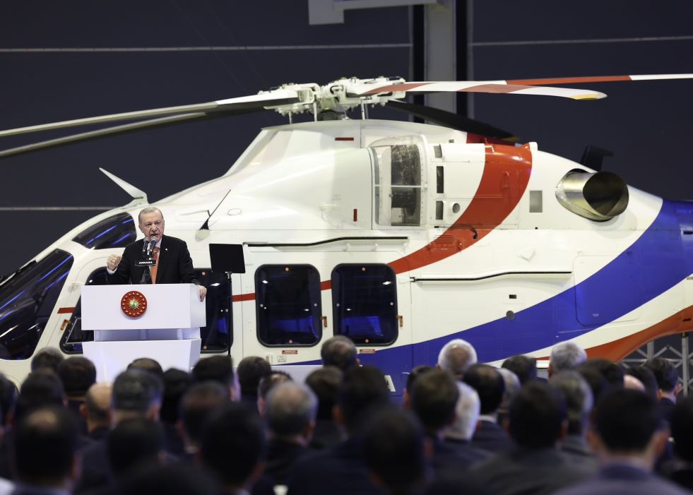 TUSAŞ delivers Three Gökbey Helicopters to the Gendarmerie