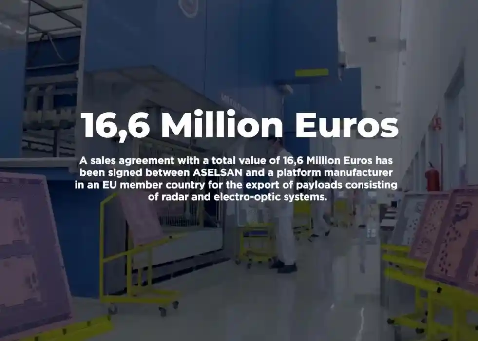 ASELSAN Exports Radar and E/O Systems to an EU Country