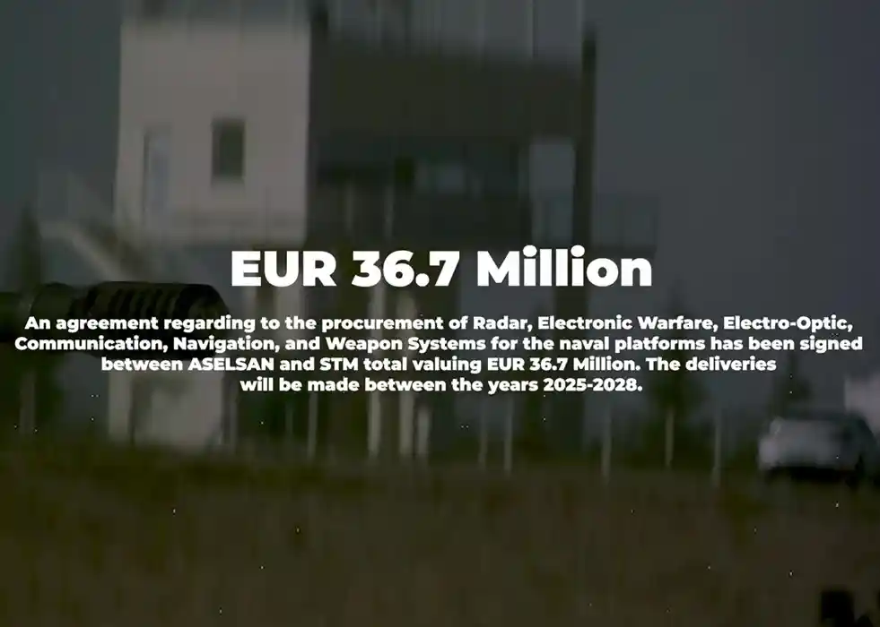 ASELSAN signs a contract with STM valuing EUR 36.7 Million