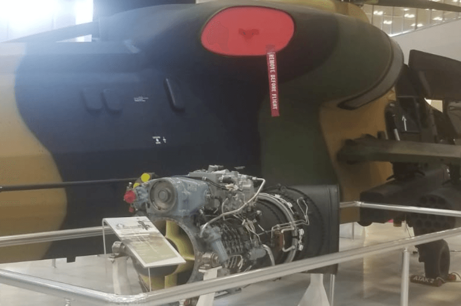 ATAK II’s Engine Displayed at TUSAŞ’s Stand