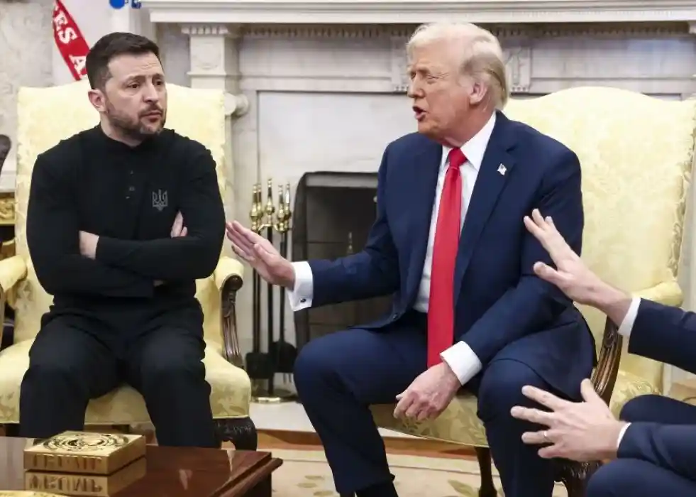 Trump and Zelensky Clash in Front of Cameras